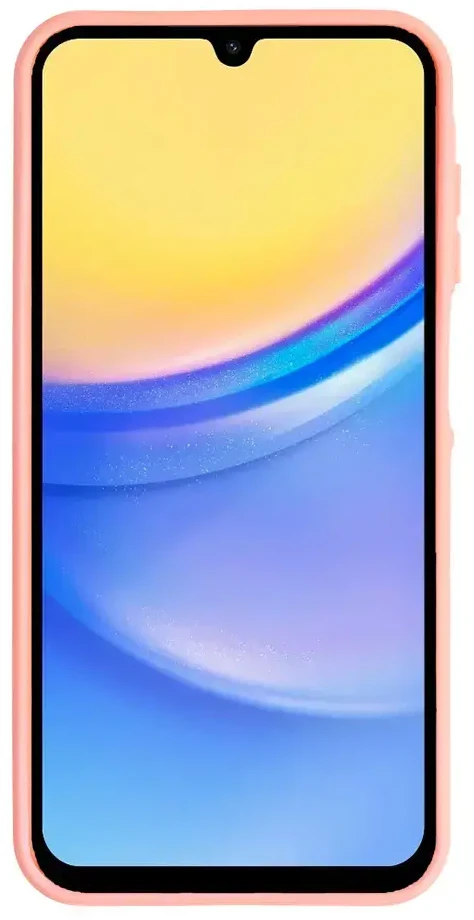 Fusion Accessories Topt Camshield Soft dėklas skirtas Samsung Galaxy A15 4G/5G Salmon