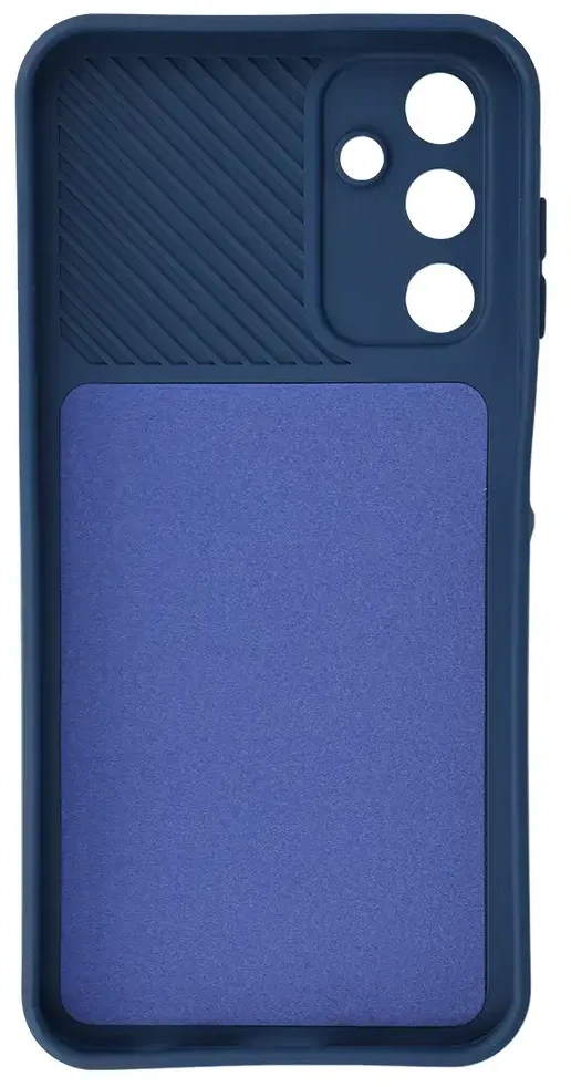 Dėklas Fusion Accessories Topt Camshield Soft skirtas Samsung Galaxy A15 4G/5G mėlynos spalvos