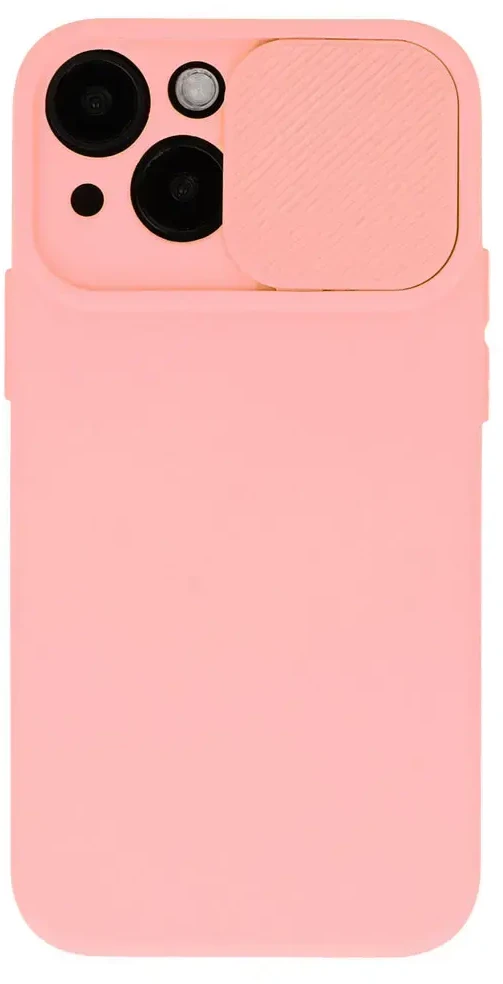 Toptel „TopCamshield Soft“ dėklas, skirtas „Samsung Galaxy S25“, lašišos spalvos