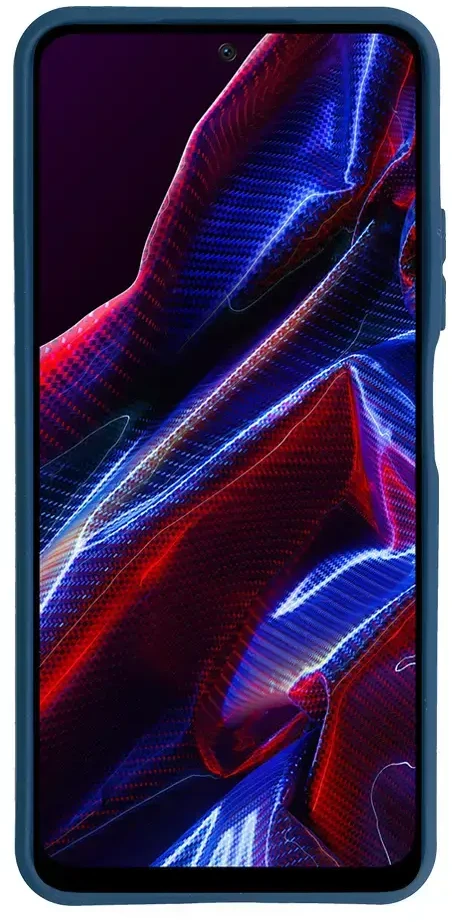 Fusion Accessories Topt Camshield Soft dėklas skirtas Xiaomi Redmi Note 12 5G/Poco X5 mėlynos spalvos