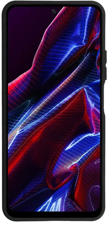 Fusion Accessories Topt Camshield Soft dėklas skirtas Xiaomi Redmi Note 12 5G/Poco X5 juodos spalvos