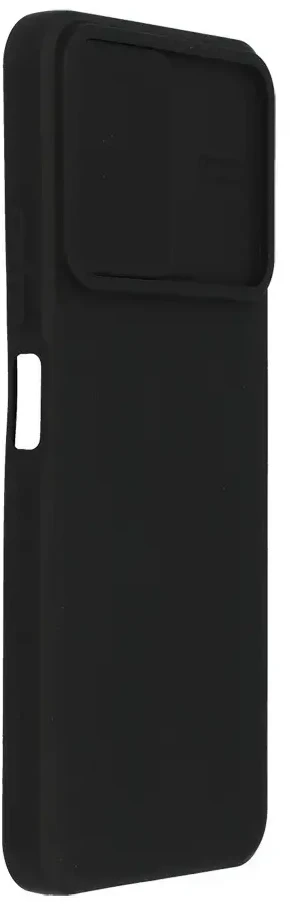 Fusion Accessories Topt Camshield Soft dėklas skirtas Xiaomi Redmi Note 12 5G/Poco X5 juodos spalvos