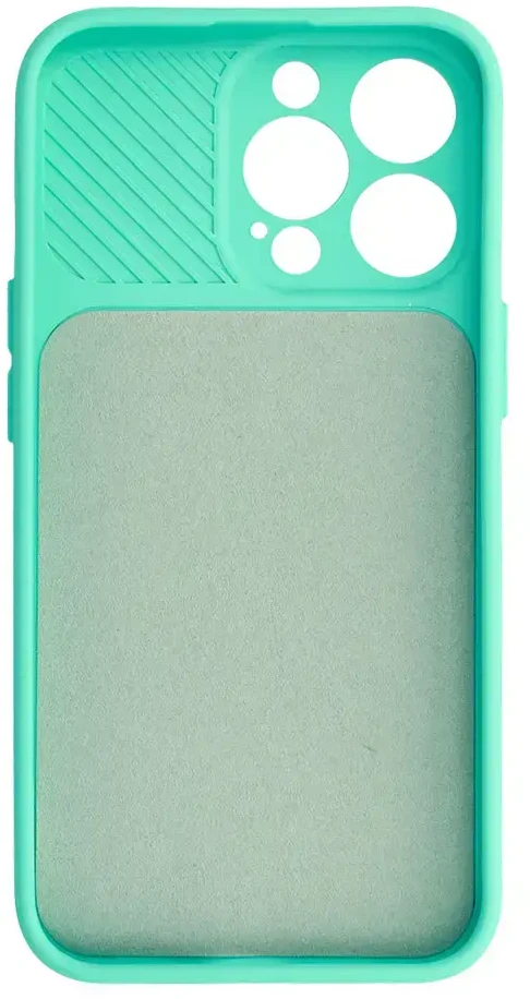 Fusion Accessories Topt Camshield Soft dėklas skirtas Apple iPhone 13 Pro mėtų spalvos