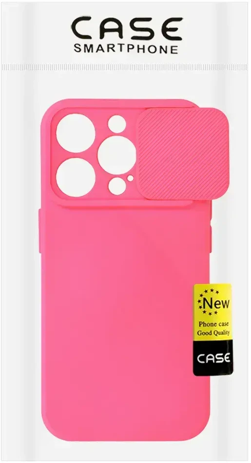 Fusion Accessories Topt Camshield Soft dėklas skirtas Apple iPhone 15 Pro Max rožinės spalvos