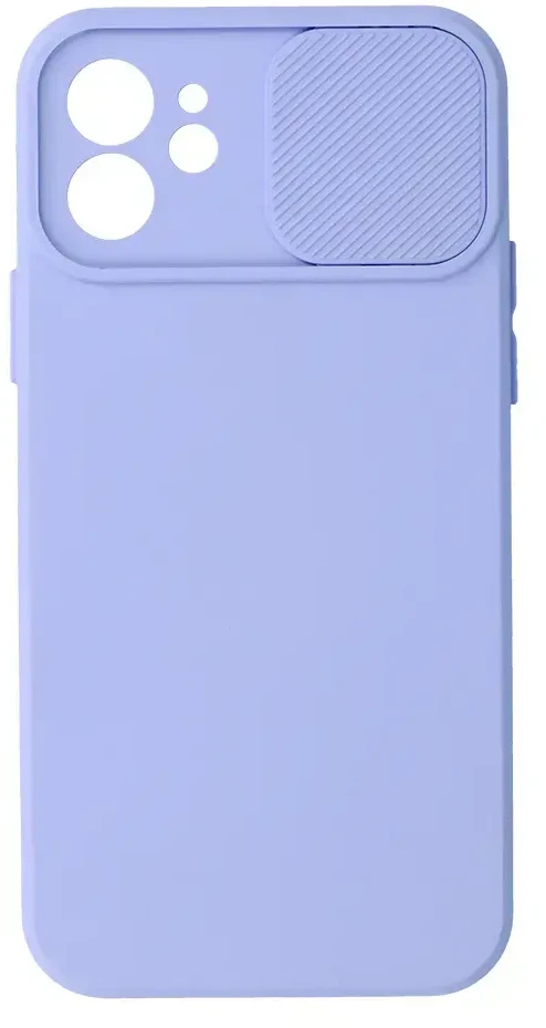 Fusion Accessories Topt Camshield Soft dėklas skirtas Apple iPhone 12 Light violetinės spalvos