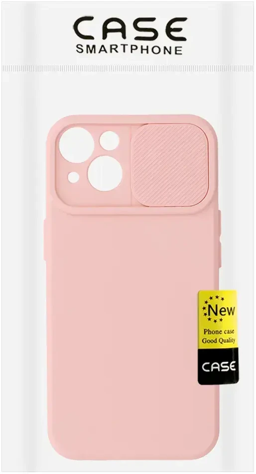 Fusion Accessories Topt Camshield Soft dėklas skirtas Apple iPhone 13 Salmon
