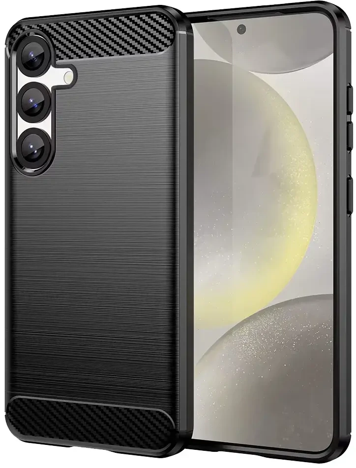 Fusion Accessories Topt Carbon dėklas skirtas Samsung Galaxy A55 5G juodos spalvos