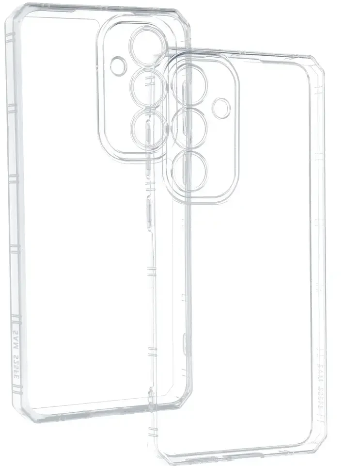 Dėklas Fusion Accessories Topt Clin Anti Shock 1,5mm skirtas Samsung Galaxy S25 FE skaidrus
