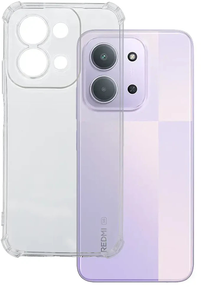 Dėklas Toptel Topt Clin Anti Shock 1,5mm skirtas XIAOMI REDMI 15C 4G/5G skaidrus