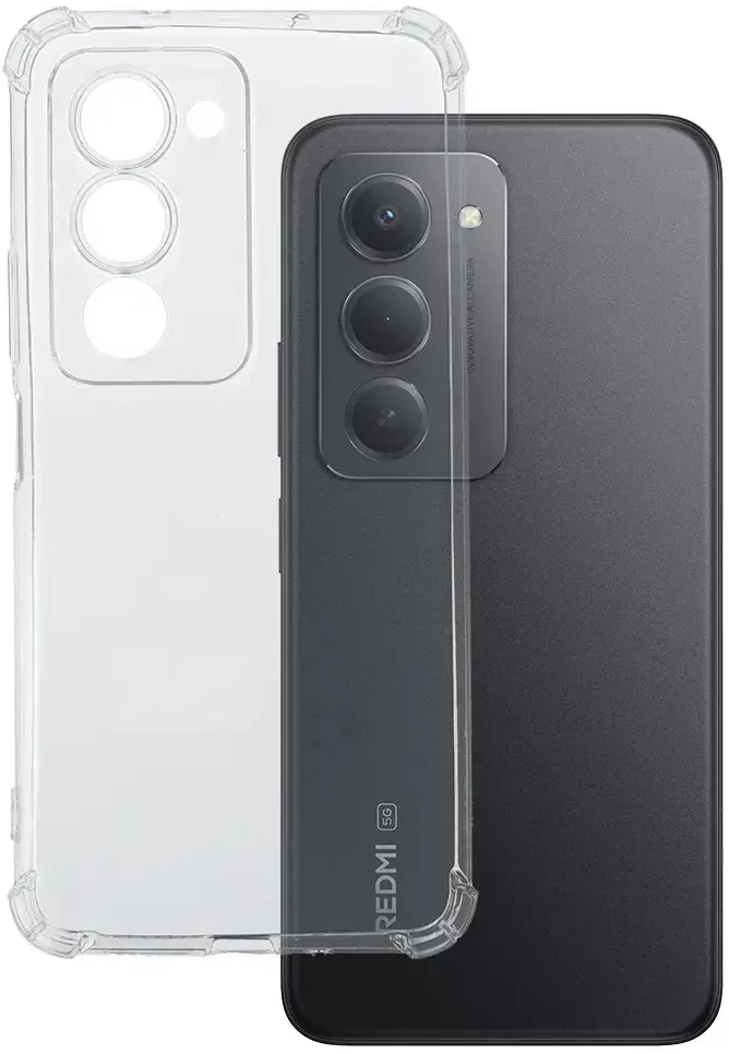 Dėklas Fusion Accessories Topt Clin Anti Shock 1,5mm skirtas XIAOMI REDMI 15 4G/5G skaidrus