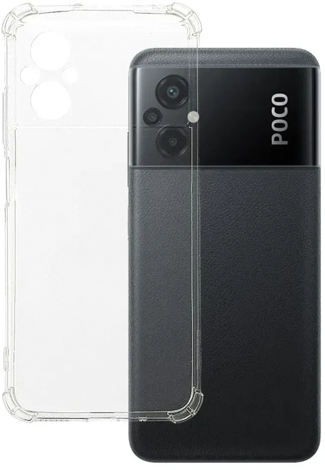 Fusion Accessories Topt Clin Anti Shock 1,5mm skirtas Xiaomi Poco M5 dėklas telefonui skaidrus