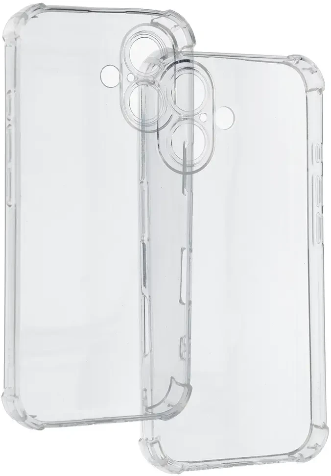 Fusion Accessories Topt Clin Anti Shock 1,5mm skirtas Apple iPhone 16 dėklas telefonui skaidrus
