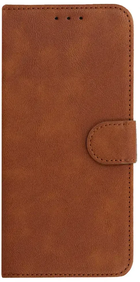 Dėklas Toptel COMMON Universal Book Case (SIZE XXL) for Samsung S25 Ultra/S24 Ultra/M35/M23/A16 5G/Xiaomi Redmi 14C ruda