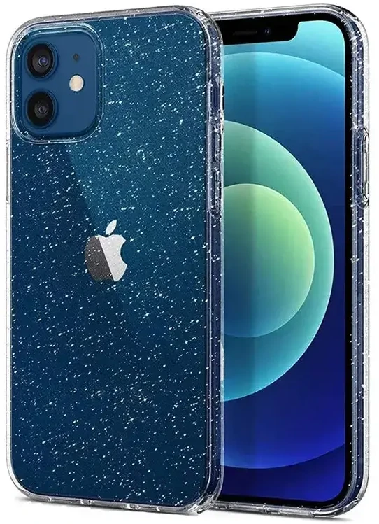 Toptel Topt Crystal Glitter dėklas skirtas Samsung Galaxy A35 5G sidabro spalvos