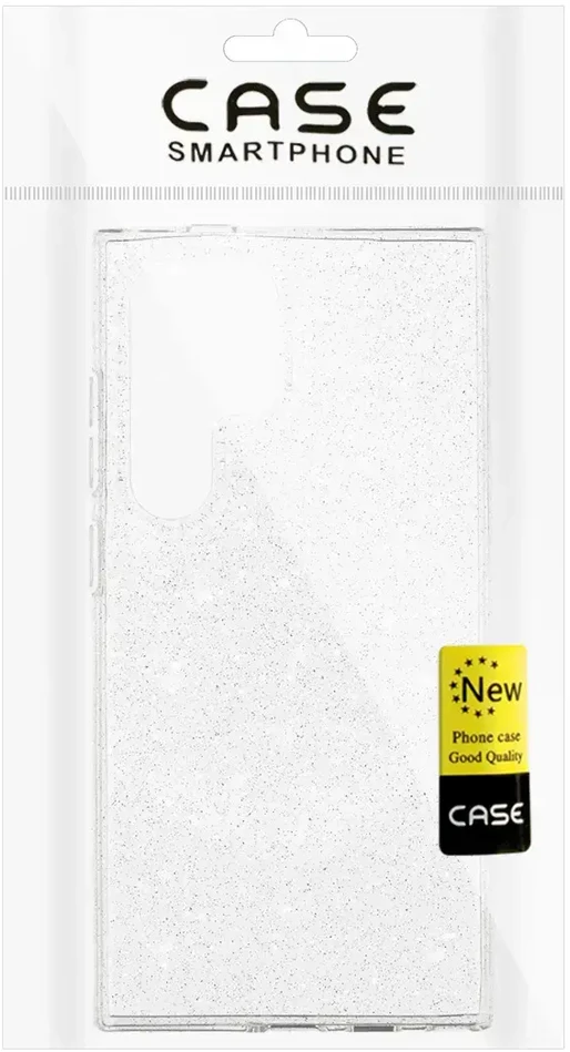 Fusion Accessories Topt Crystal Glitter dėklas skirtas Samsung Galaxy S24 Ultra sidabro spalvos