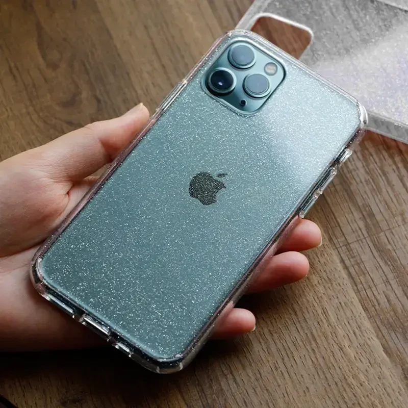 Toptel Topt Crystal Glitter dėklas skirtas Samsung Galaxy A35 5G sidabro spalvos