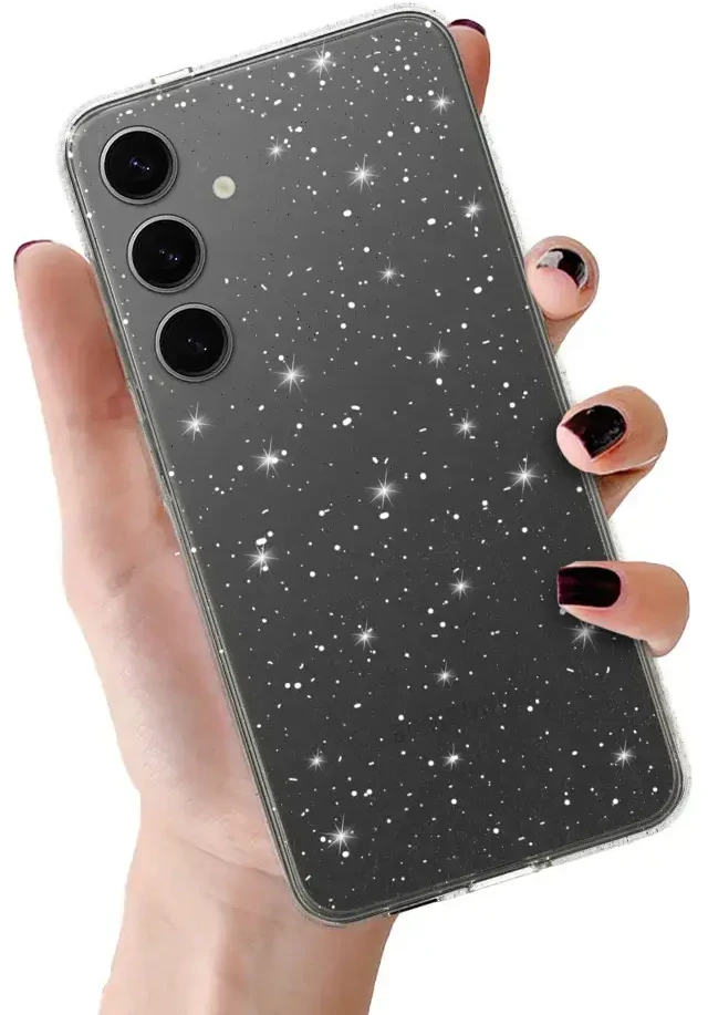 Fusion Accessories Tel Protect Crystal Glitter dėklas skirtas Samsung Galaxy S26 Ultra sidabro spalvos