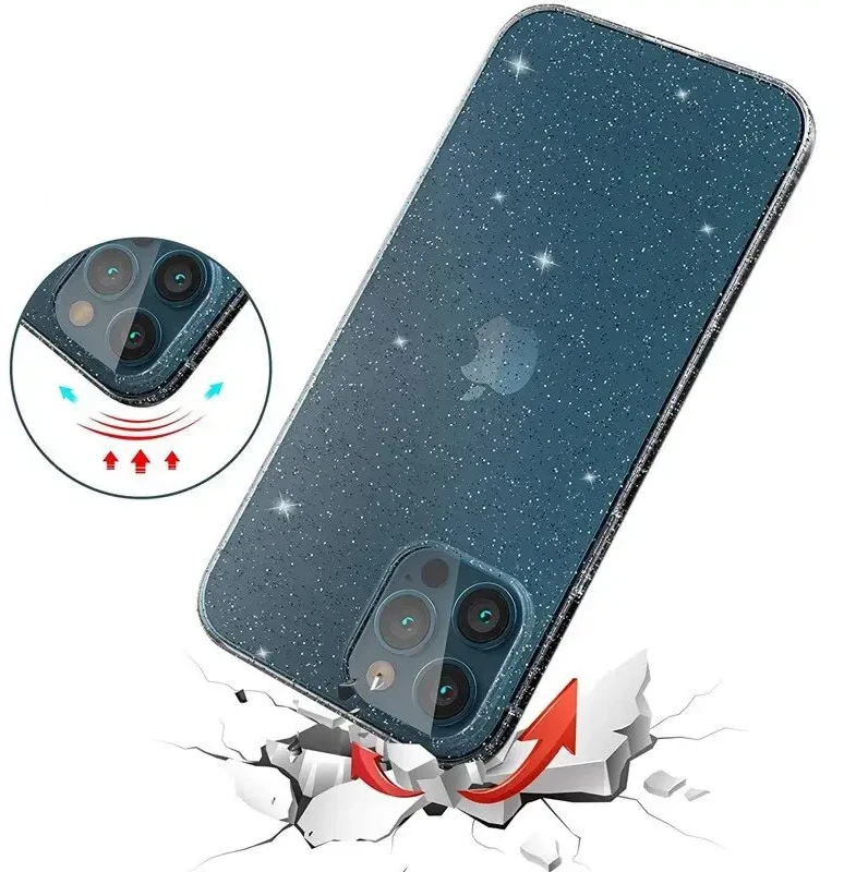 Fusion Accessories Tel Protect Crystal Glitter dėklas skirtas Samsung Galaxy S26 sidabro spalvos