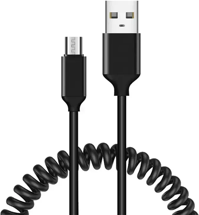 Oem Topt Susuktas kabelis – USB į Micro USB – 2A 1 metras juodos spalvos