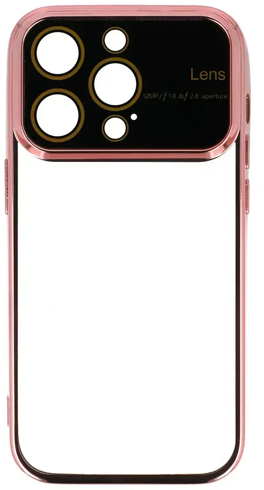 Toptel Topt Electro Lens dėklas skirtas Samsung Galaxy A24 4G rožinio aukso spalvos