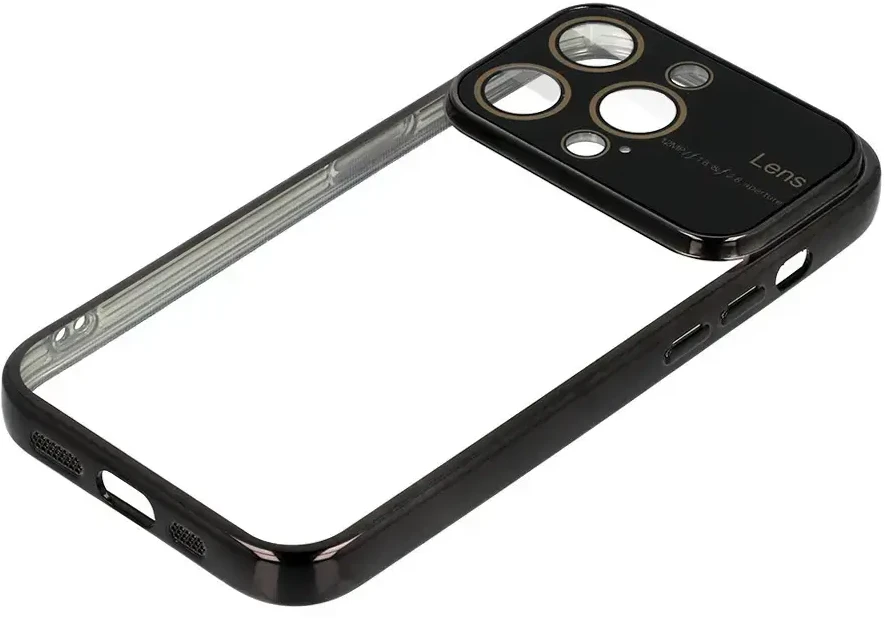 Fusion Accessories Topt Electro Lens dėklas skirtas Apple iPhone 13 Pro juodos spalvos