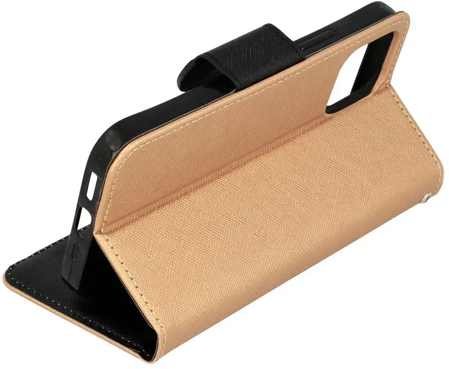 Fusion Accessories Telone Fancy dėklas skirtas Samsung Galaxy S22 Plus auksinis-juodas