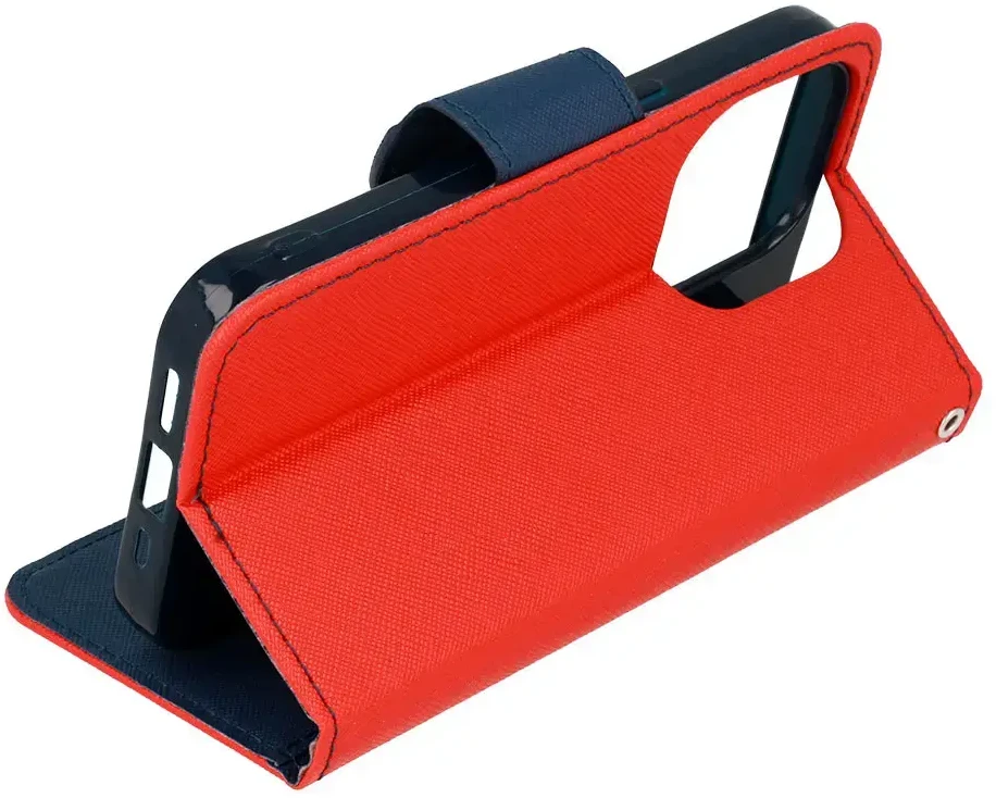 Toptel Telone Fancy dėklas skirtas Samsung Galaxy S23 red-navy