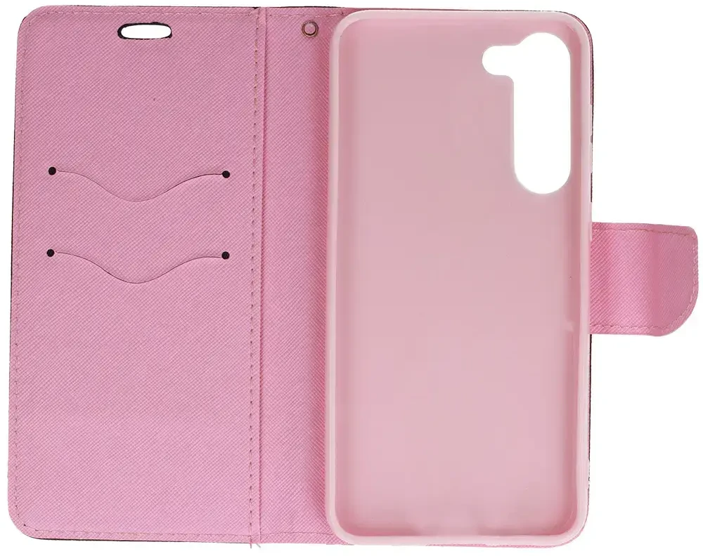 Toptel Telone Fancy dėklas skirtas Samsung Galaxy S23 Plus juodas-pink