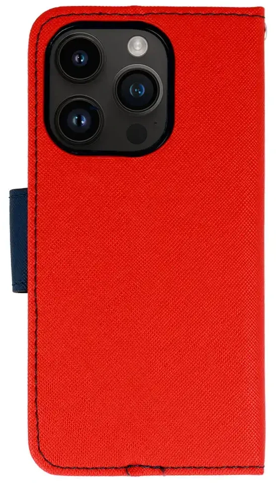 Toptel Telone Fancy dėklas skirtas Samsung Galaxy S23 red-navy