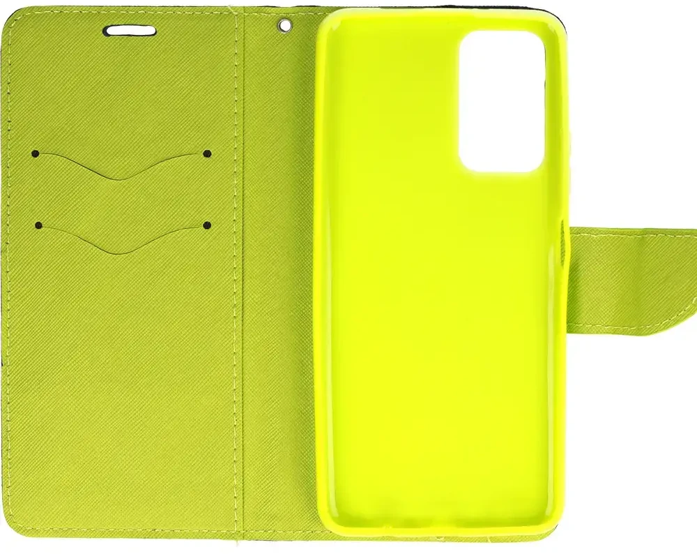 Fusion Accessories Telone Fancy dėklas skirtas Xiaomi Redmi Note 11 5G/Note 11S 5G/Poco M4 Pro 5G navy-lime