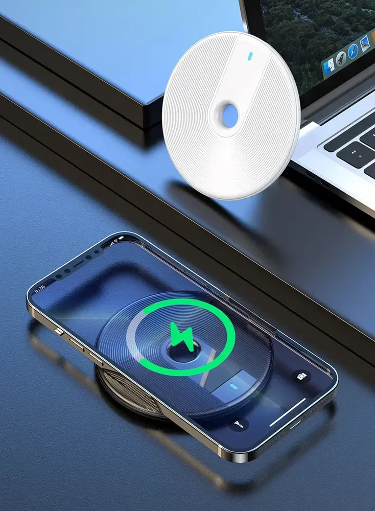 Toptel Topt Belaidis įkroviklis QI Universal Fast Charge – FC06 15W baltos spalvos (min.2A)