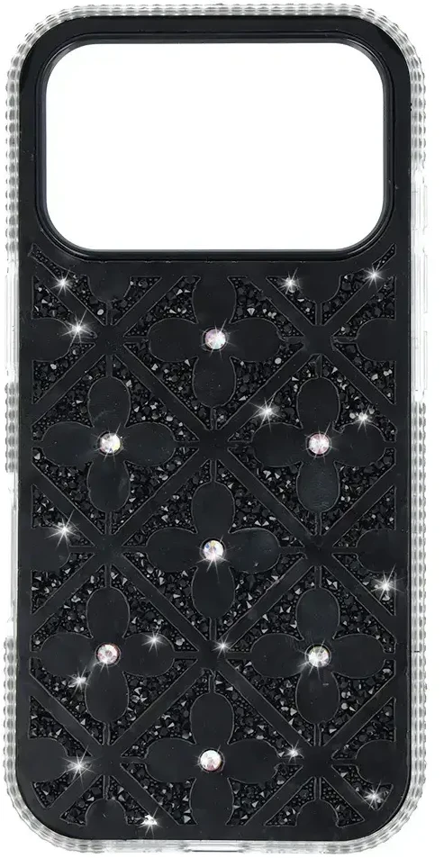 Fusion Accessories Tel Protect Flower dėklas skirtas Samsung Galaxy S26 Plus juodos spalvos