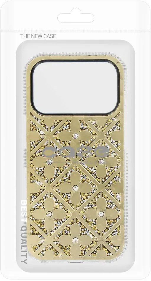 Fusion Accessories Tel Protect Flower dėklas skirtas Samsung Galaxy S26 Plus auksinis