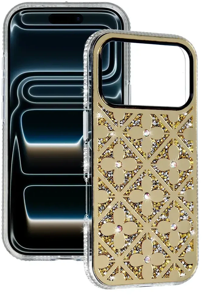 Fusion Accessories Tel Protect Flower dėklas skirtas Samsung Galaxy S26 Plus auksinis