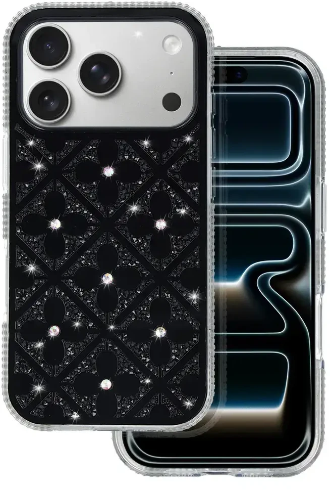 Fusion Accessories Tel Protect Flower dėklas skirtas Samsung Galaxy S26 Plus juodos spalvos
