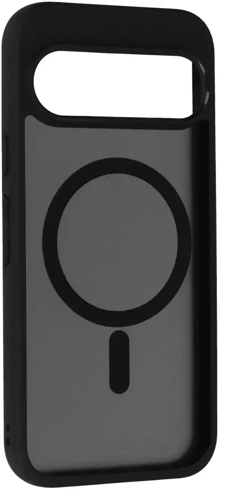 Toptel Topt Full Matte Mag Dėklas skirtas Google Pixel 9/9 Pro juodos spalvos