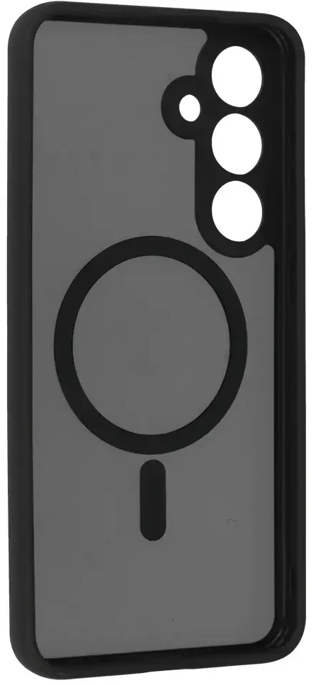 Fusion Accessories Topt Full Matte Mag Dėklas skirtas Samsung Galaxy S24 FE juodos spalvos