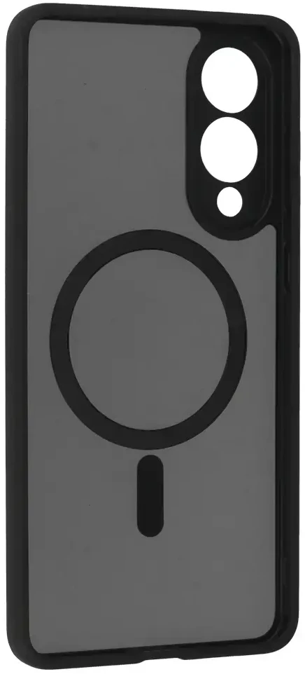 Fusion Accessories Topt Full Matte Mag Dėklas skirtas Samsung Galaxy S25 Edge juodos spalvos