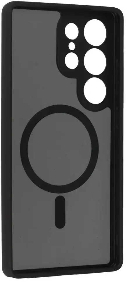 Fusion Accessories Topt Full Matte Mag Dėklas skirtas Samsung Galaxy S25 Ultra juodos spalvos
