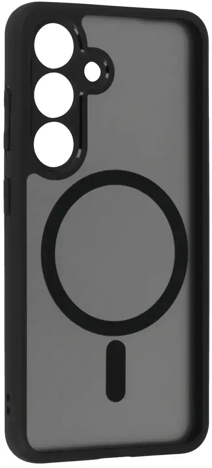 Fusion Accessories „Topt Full Matte Mag dėklas, skirtas Samsung Galaxy S25, juodos spalvos“