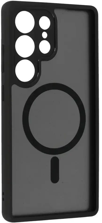 Fusion Accessories Topt Full Matte Mag Dėklas skirtas Samsung Galaxy S25 Ultra juodos spalvos