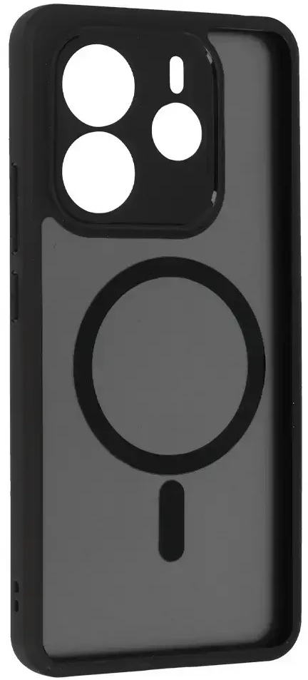 Toptel Topt Full Matte Mag Dėklas skirtas Xiaomi Redmi Note 14 5G juodos spalvos