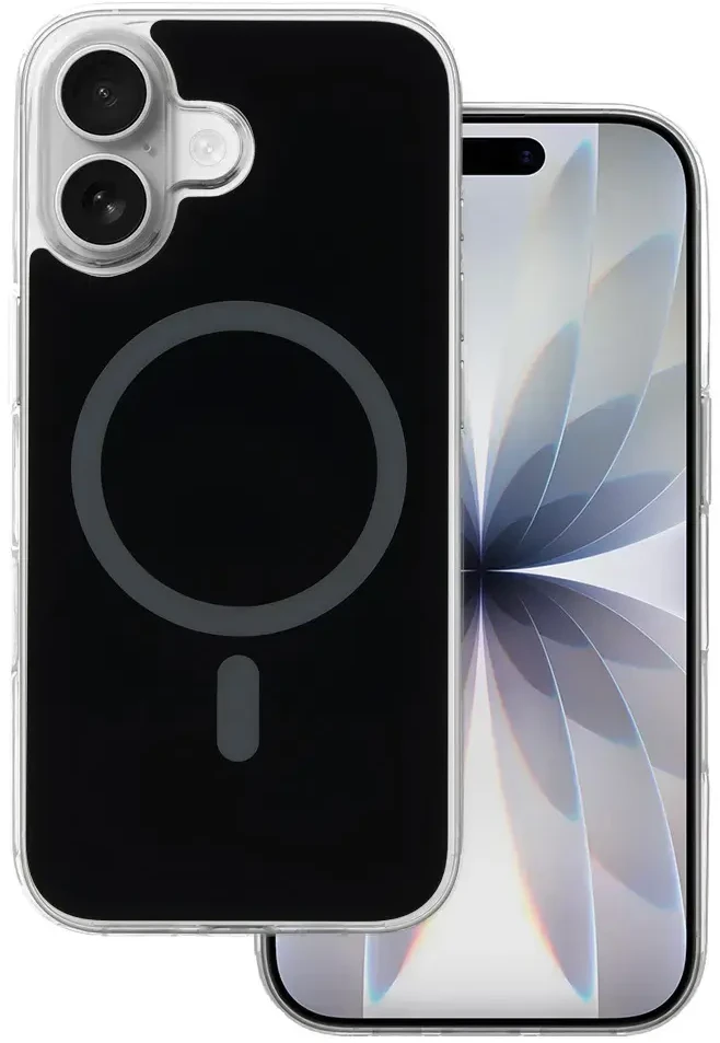 Fusion Accessories Tel Protect Glossy Magsafe dėklas skirtas Apple iPhone 17 juodos spalvos