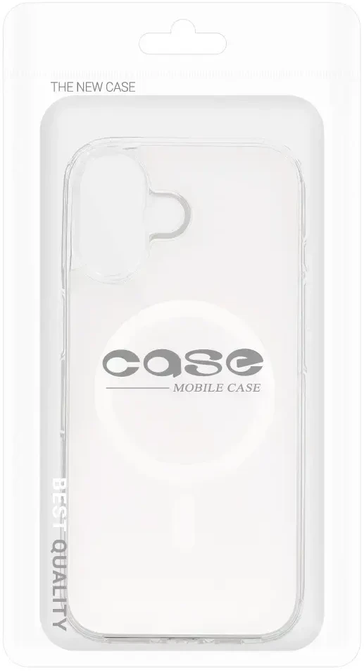 Fusion Accessories Tel Protect Glossy Magsafe dėklas skirtas Apple iPhone 16 baltos spalvos
