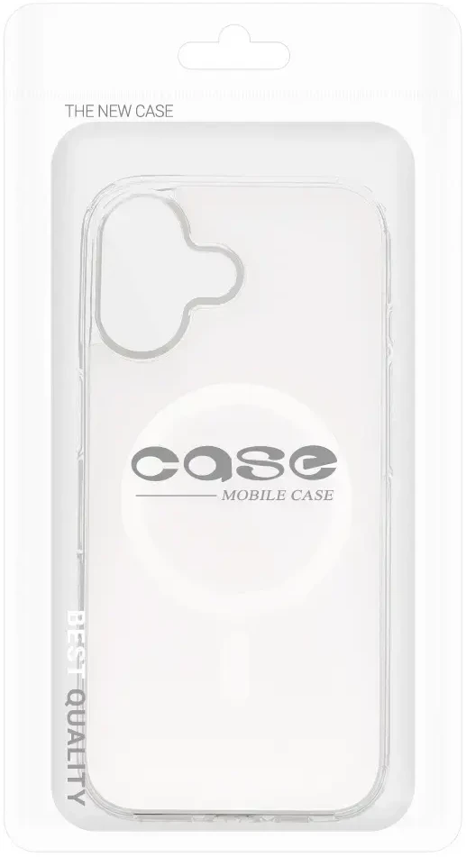 Fusion Accessories Tel Protect Glossy Magsafe dėklas skirtas Apple iPhone 17 baltos spalvos