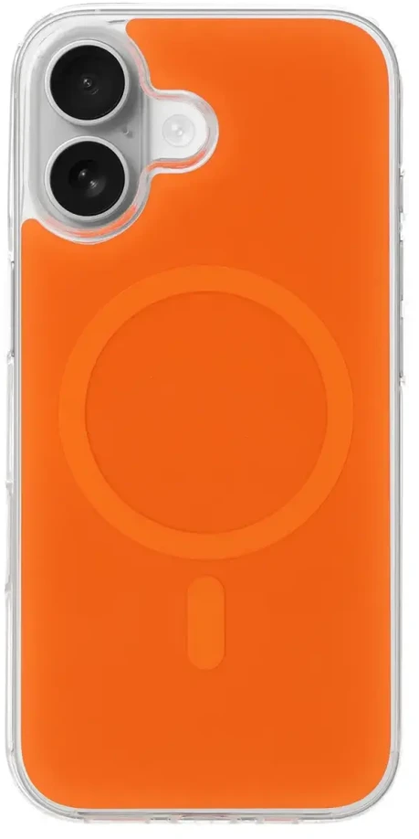 Toptel Tel Protect Glossy Magsafe dėklas skirtas Apple iPhone 17 oranžinės spalvos