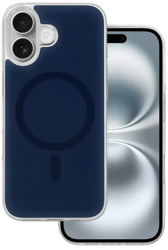 Fusion Accessories Tel Protect Glossy Magsafe dėklas skirtas Apple iPhone 16 mėlynos spalvos