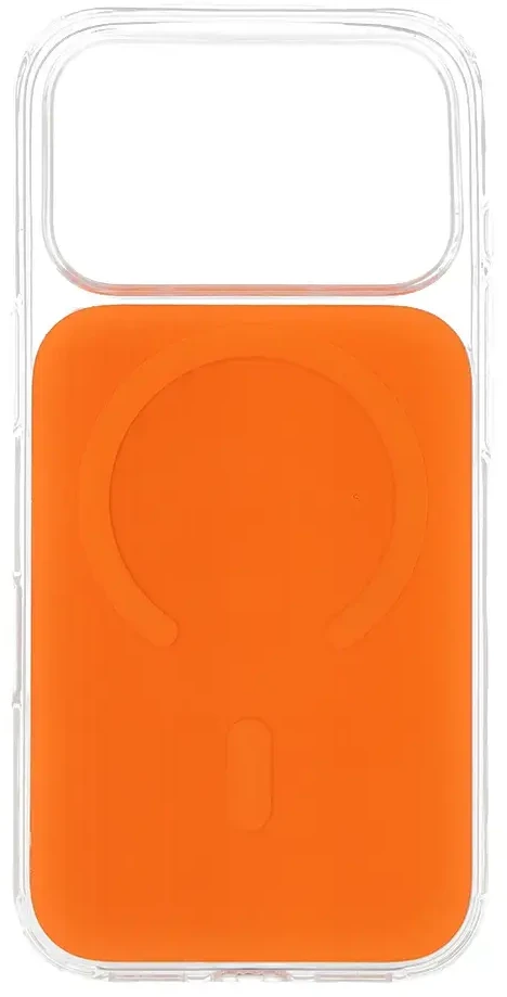Fusion Accessories Tel Protect Glossy Magsafe dėklas skirtas Apple iPhone 17 Pro oranžinės spalvos
