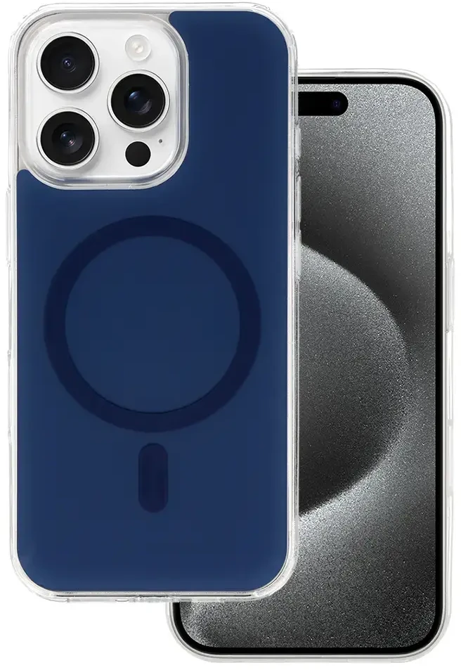 Fusion Accessories Tel Protect Glossy Magsafe dėklas skirtas Apple iPhone 14 Pro mėlynos spalvos
