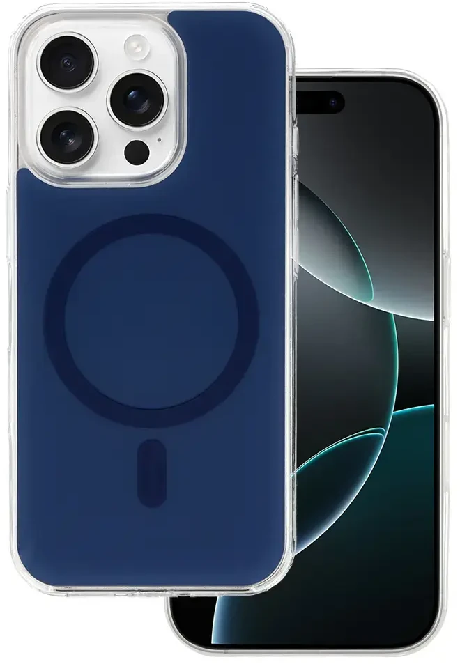 Fusion Accessories Tel Protect Glossy Magsafe dėklas skirtas Apple iPhone 16 Pro Max mėlynos spalvos